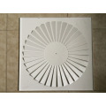 Supply air swirl diffuser, air conditioning swirl diffuser